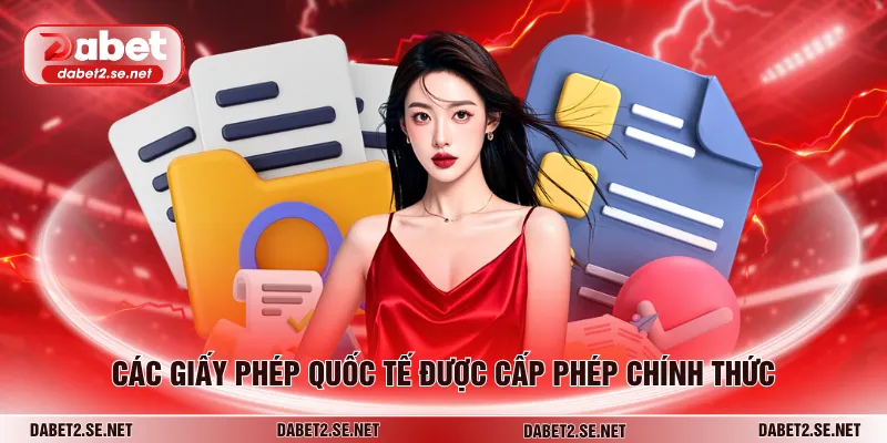 Các giấy phép quốc tế được cấp phép chính thức